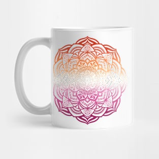 Lesbian Pride Mandala Mug